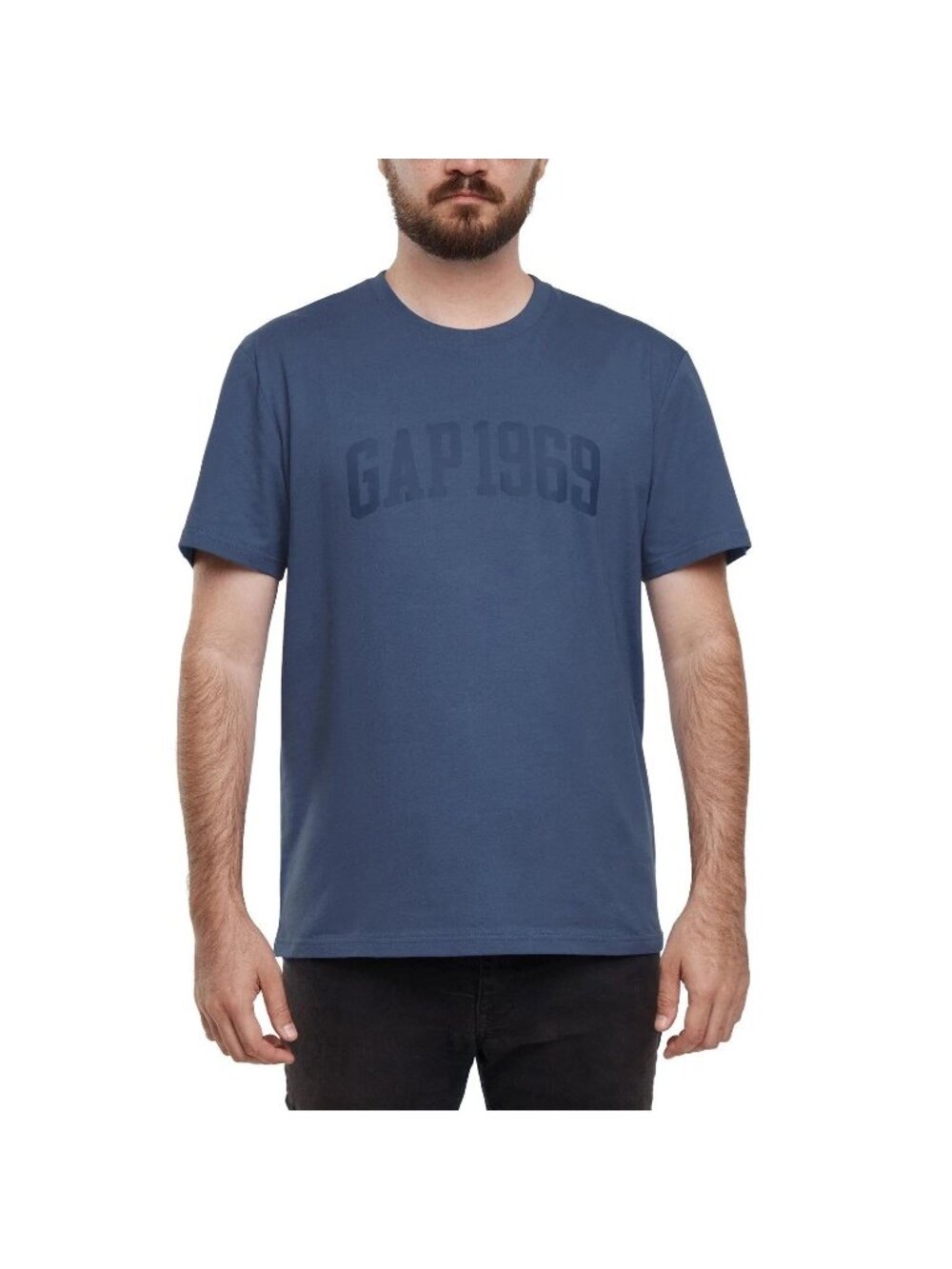 NWOT Gap 1969 Logo Men's L Blue T-Shirt 100% Cotton
